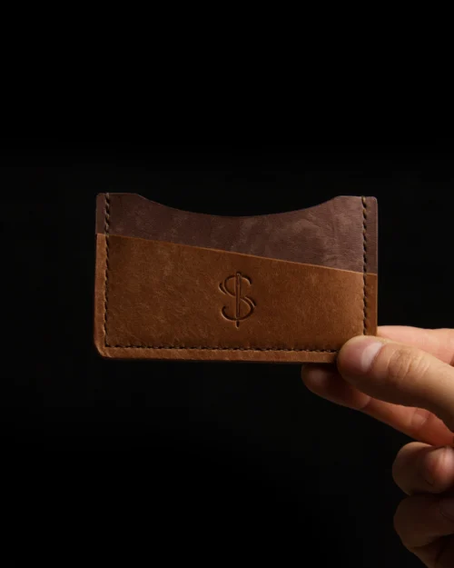 SKÓRZANE ETUI - ORZECH